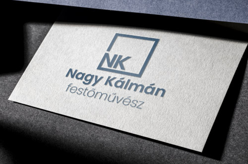 Névjegykártya Nagy Kálmán festőművész